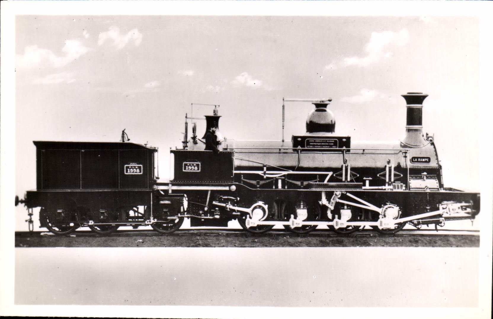 MODERN CARD Railroads Train Engine 1998 the Slope Series 1998 1999 of Partner PLM