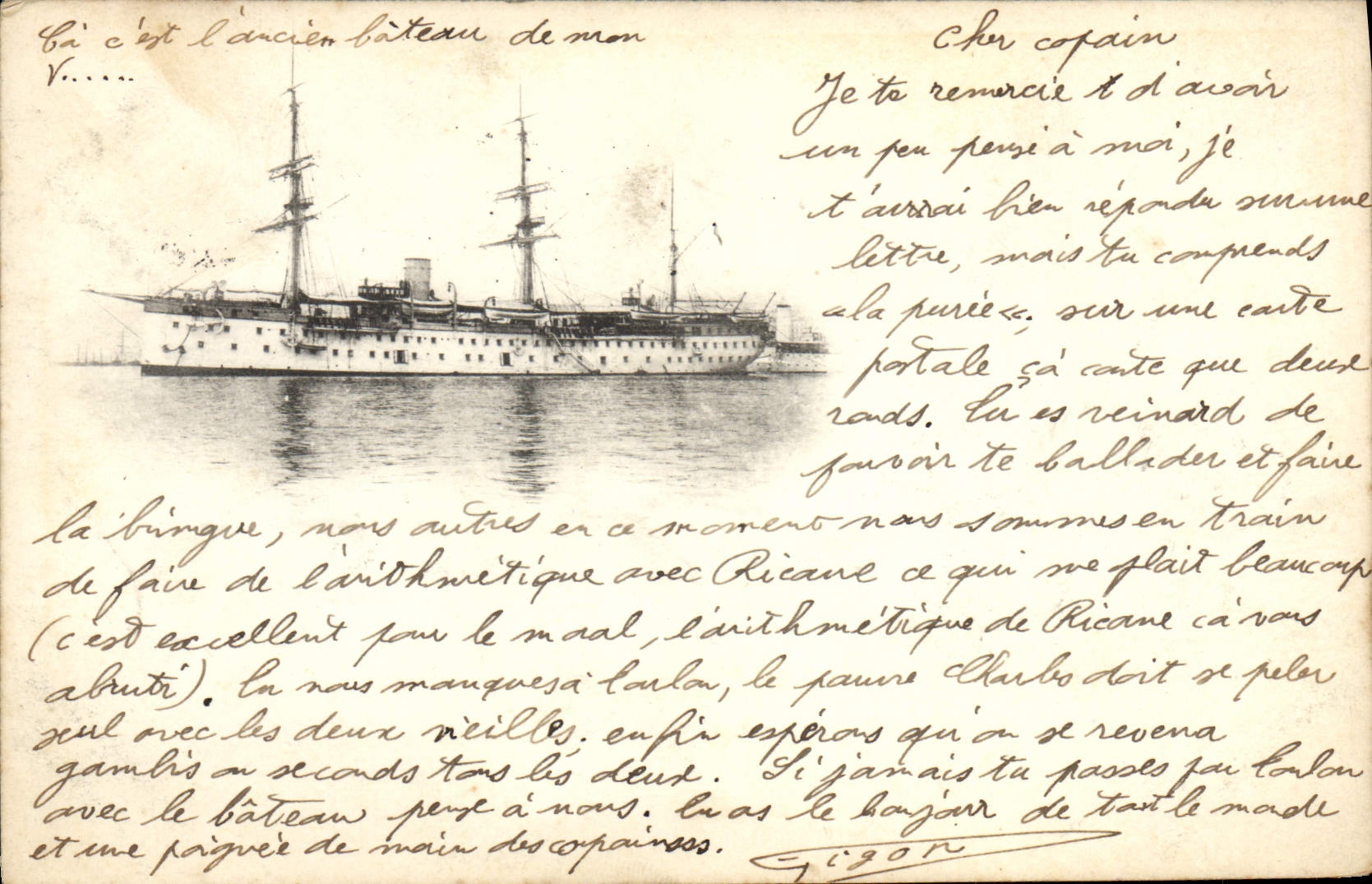CPA Bateau Voilier 