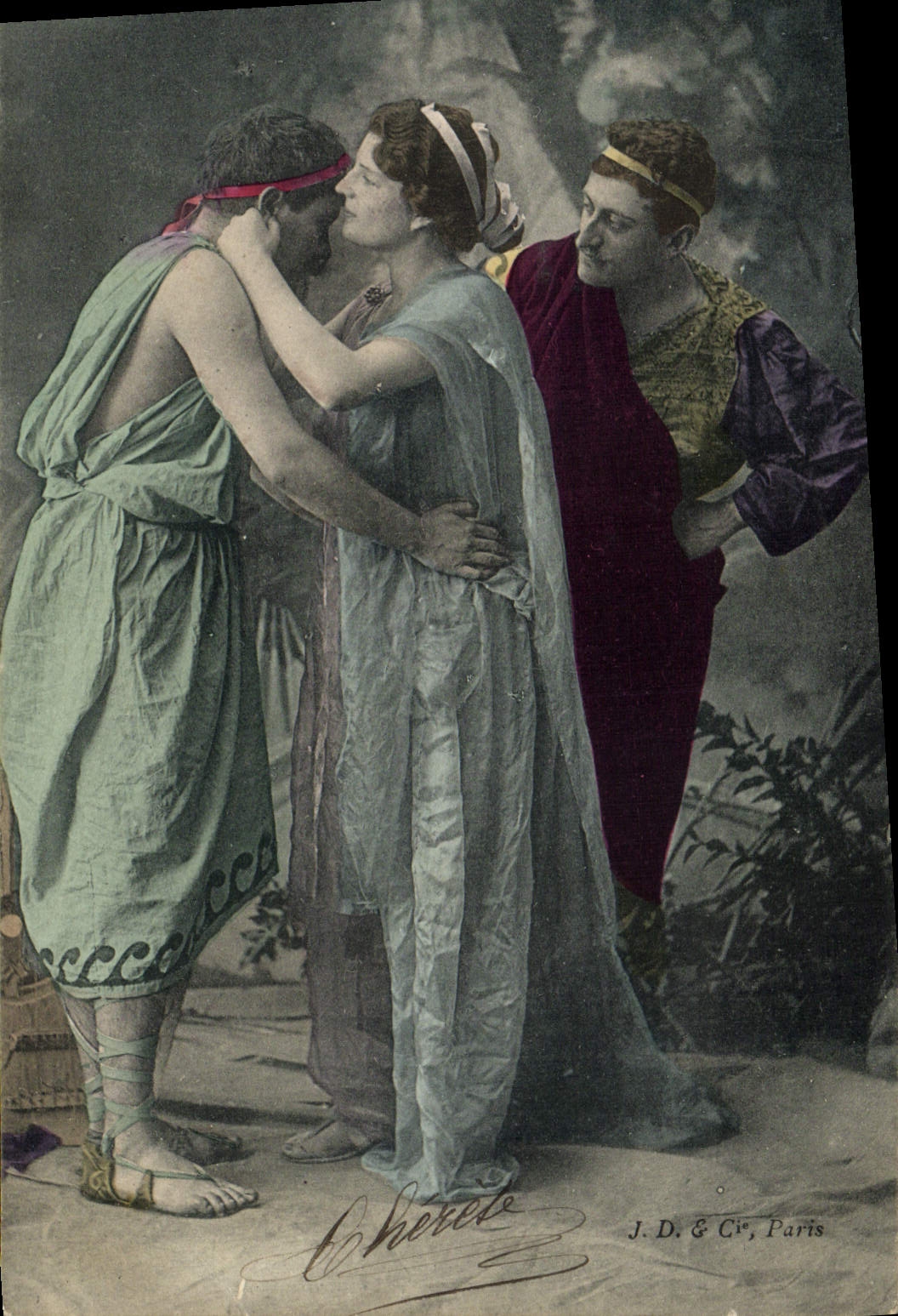 CPA Nu erotique Femme