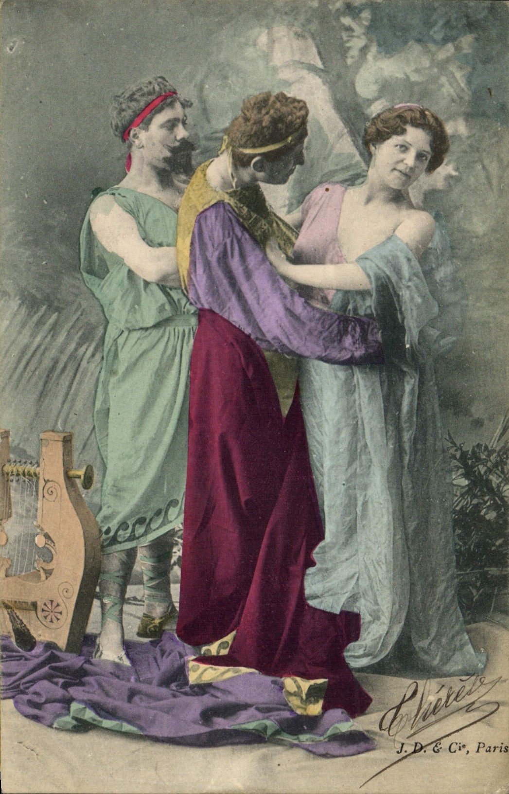 CPA Nu erotique Femme