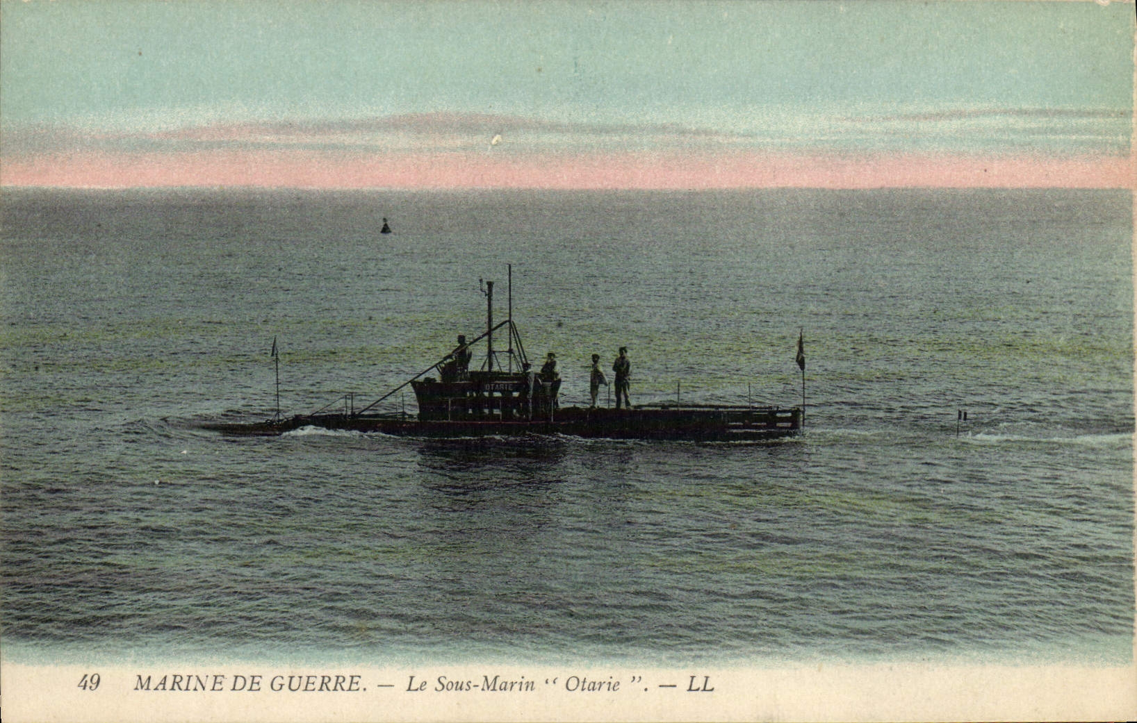 CPA Bateau Sous marin Otarie