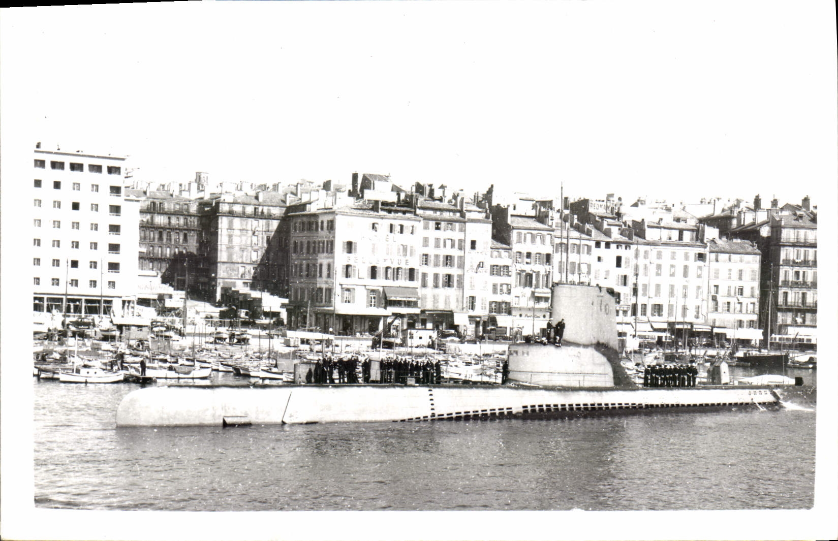 MODERN CARD Boat Submarine Atule the USA 1952