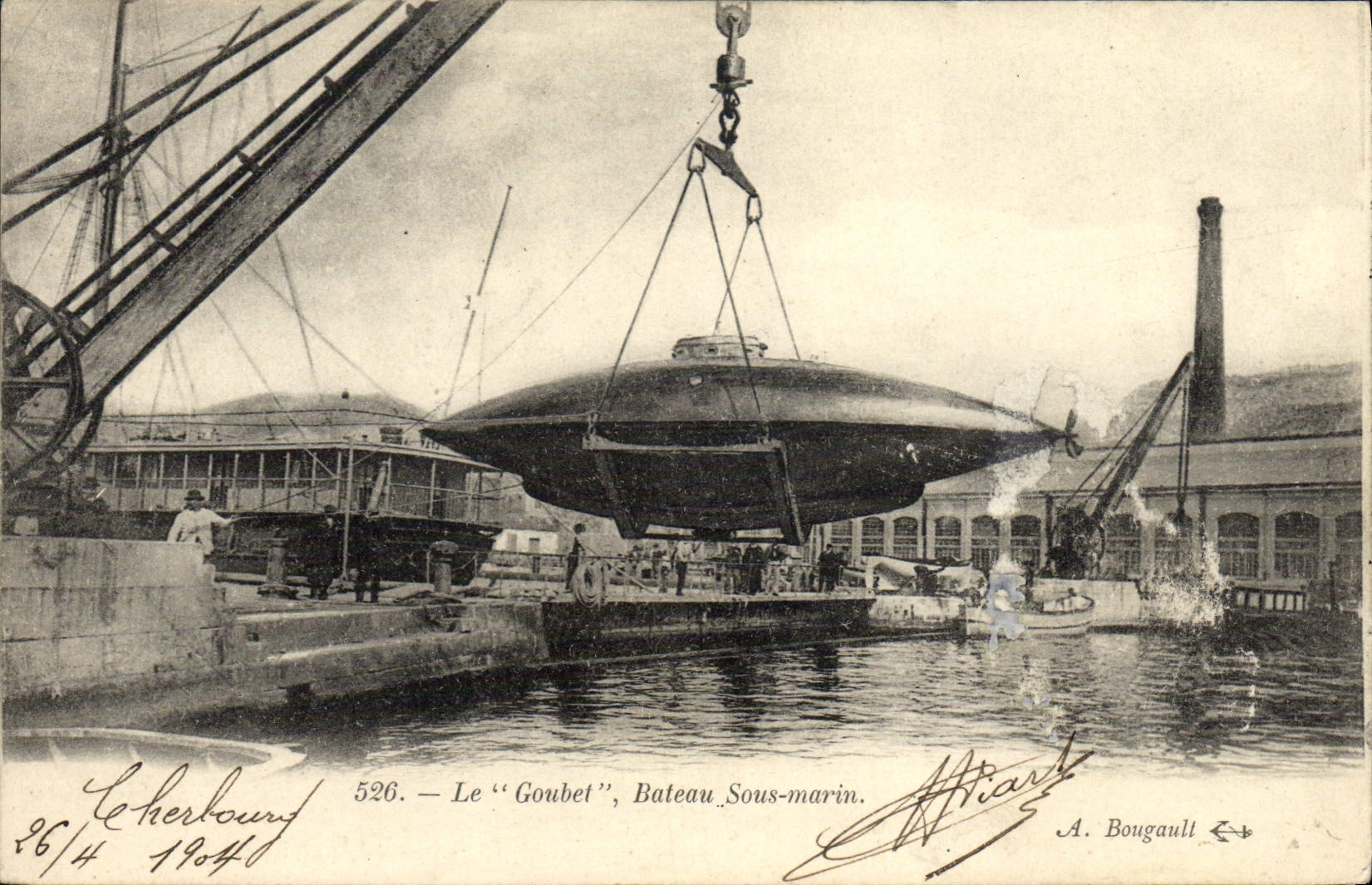 CPA Bateau Goubet Bateau Sous marin