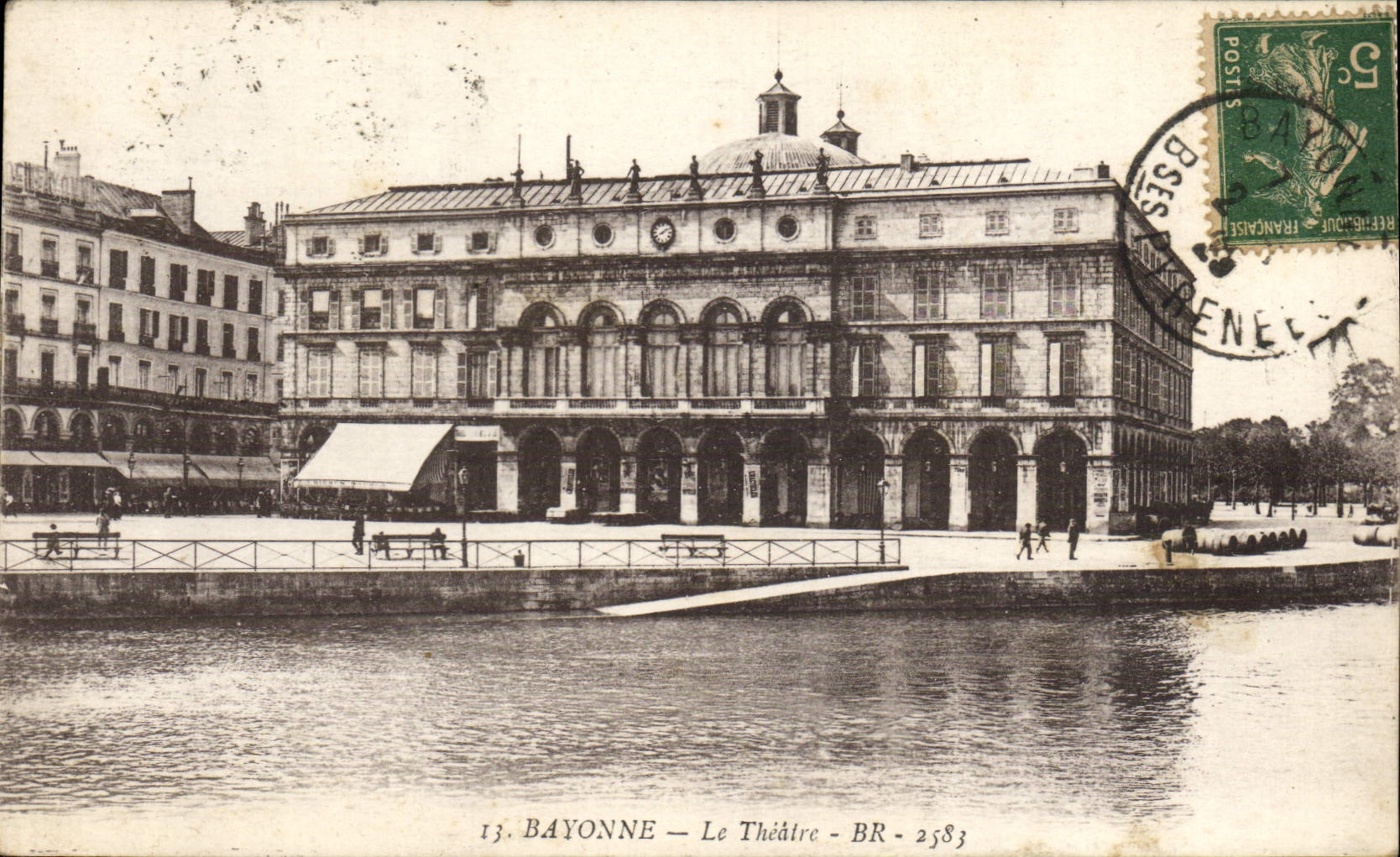 VINTAGE POSTCARD Bayonne Theater
