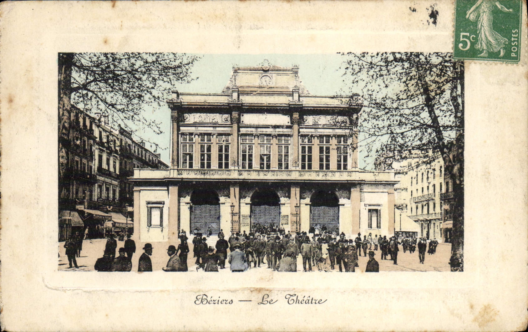 CPA Beziers Le Theatre 