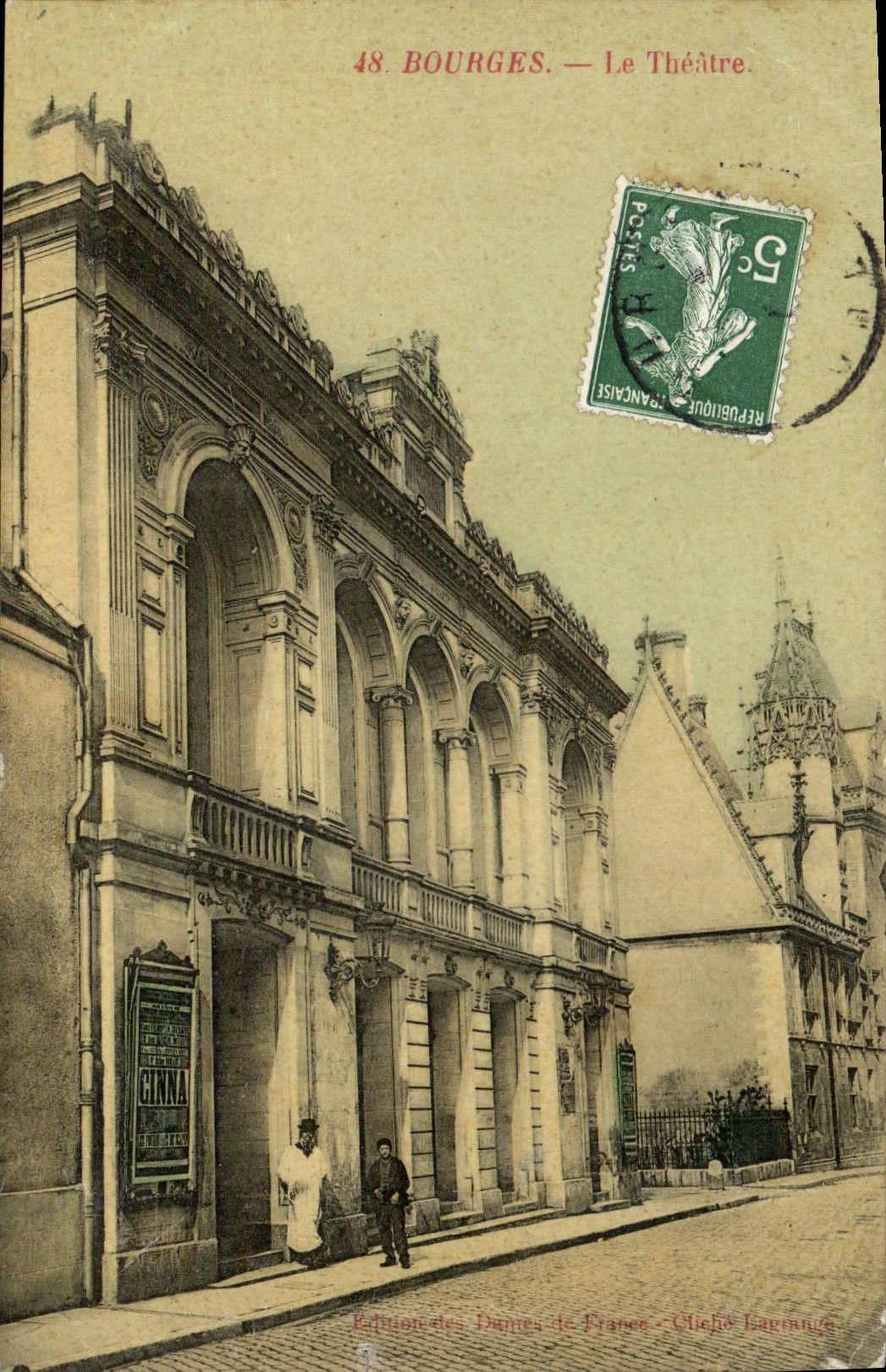 CPA Bourges Le Theatre 