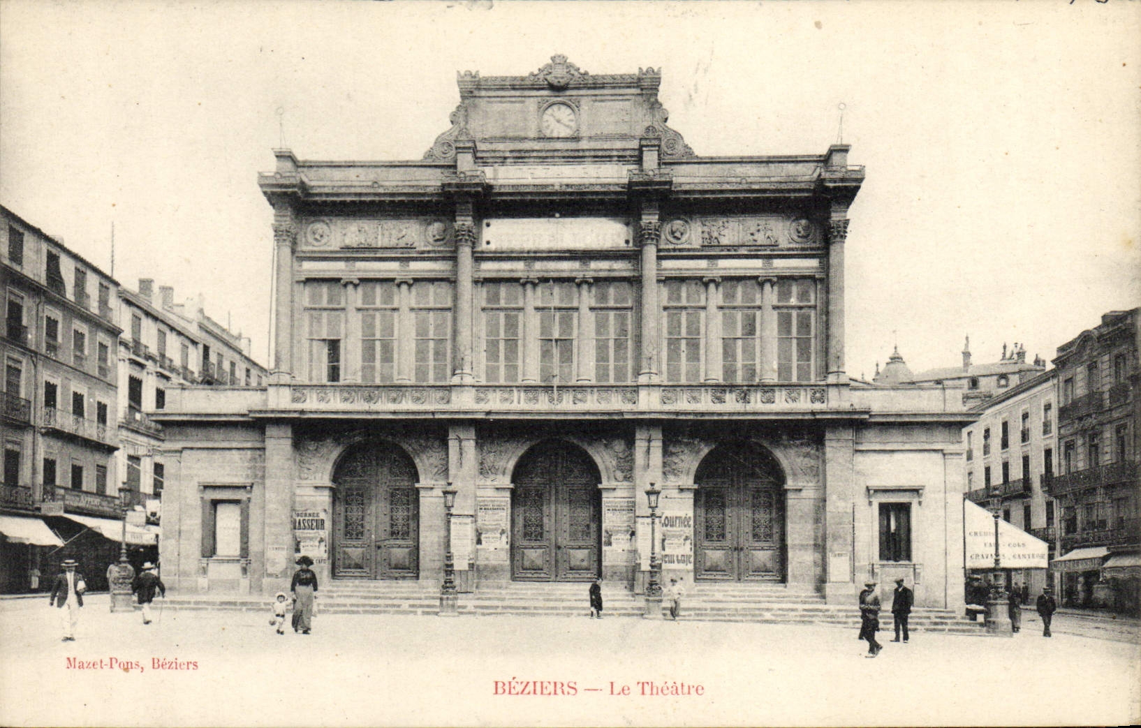 CPA Beziers Le Theatre 