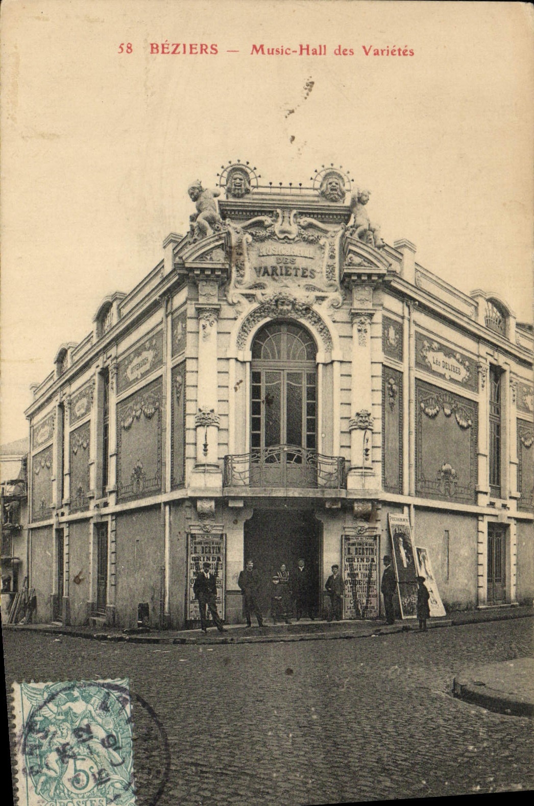 CPA Beziers Music Hall des Varietes Theatre