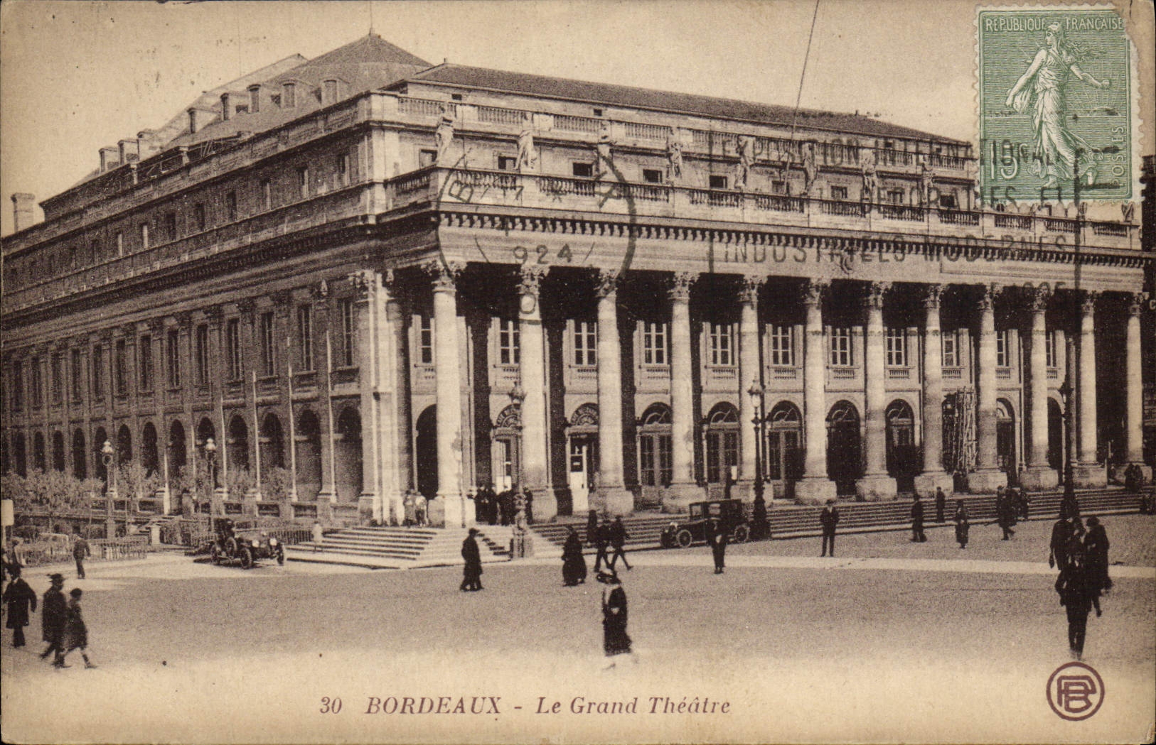 CPA Bordeaux Le grand Theatre 