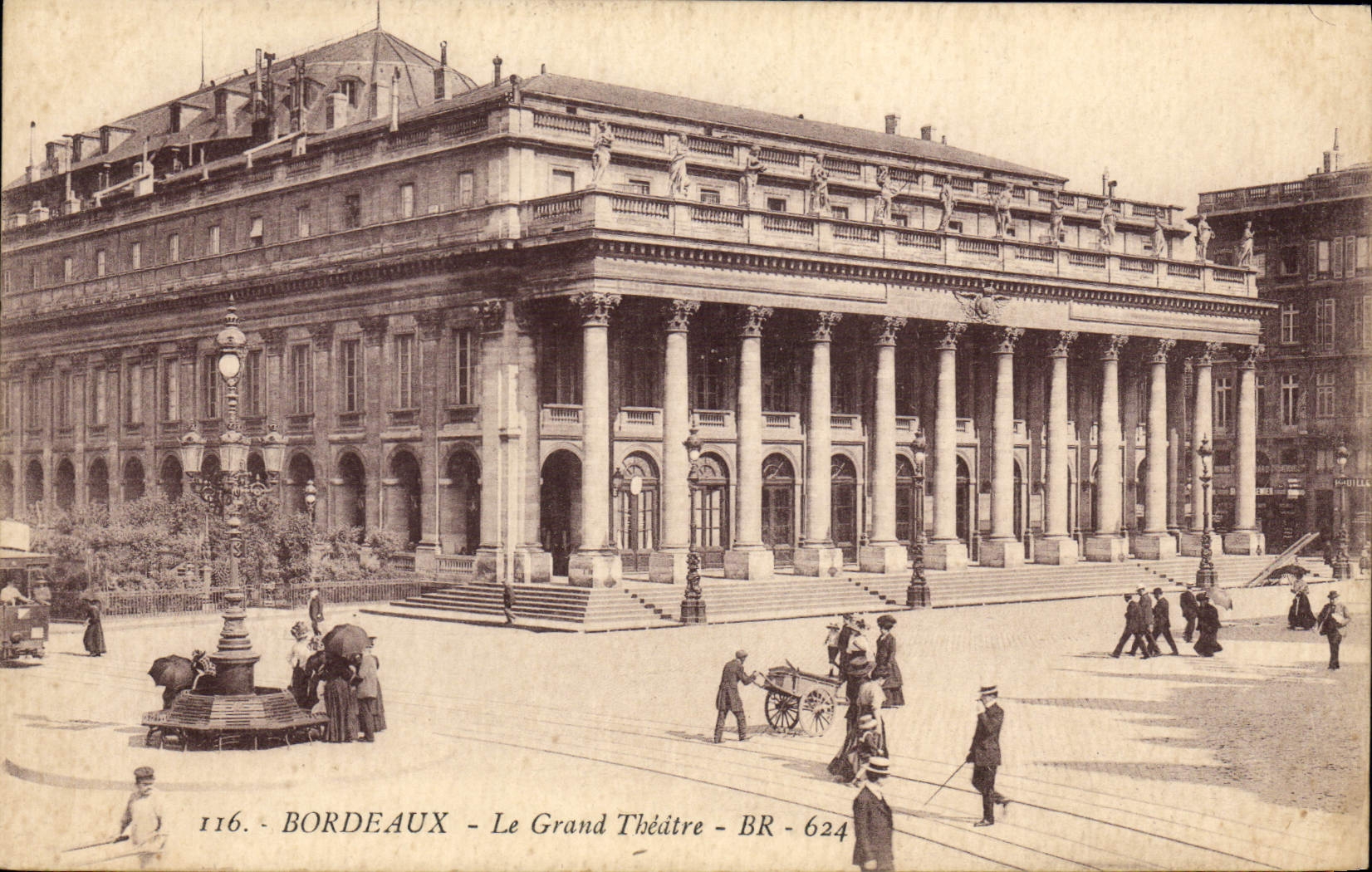 CPA Bordeaux Le grand Theatre 