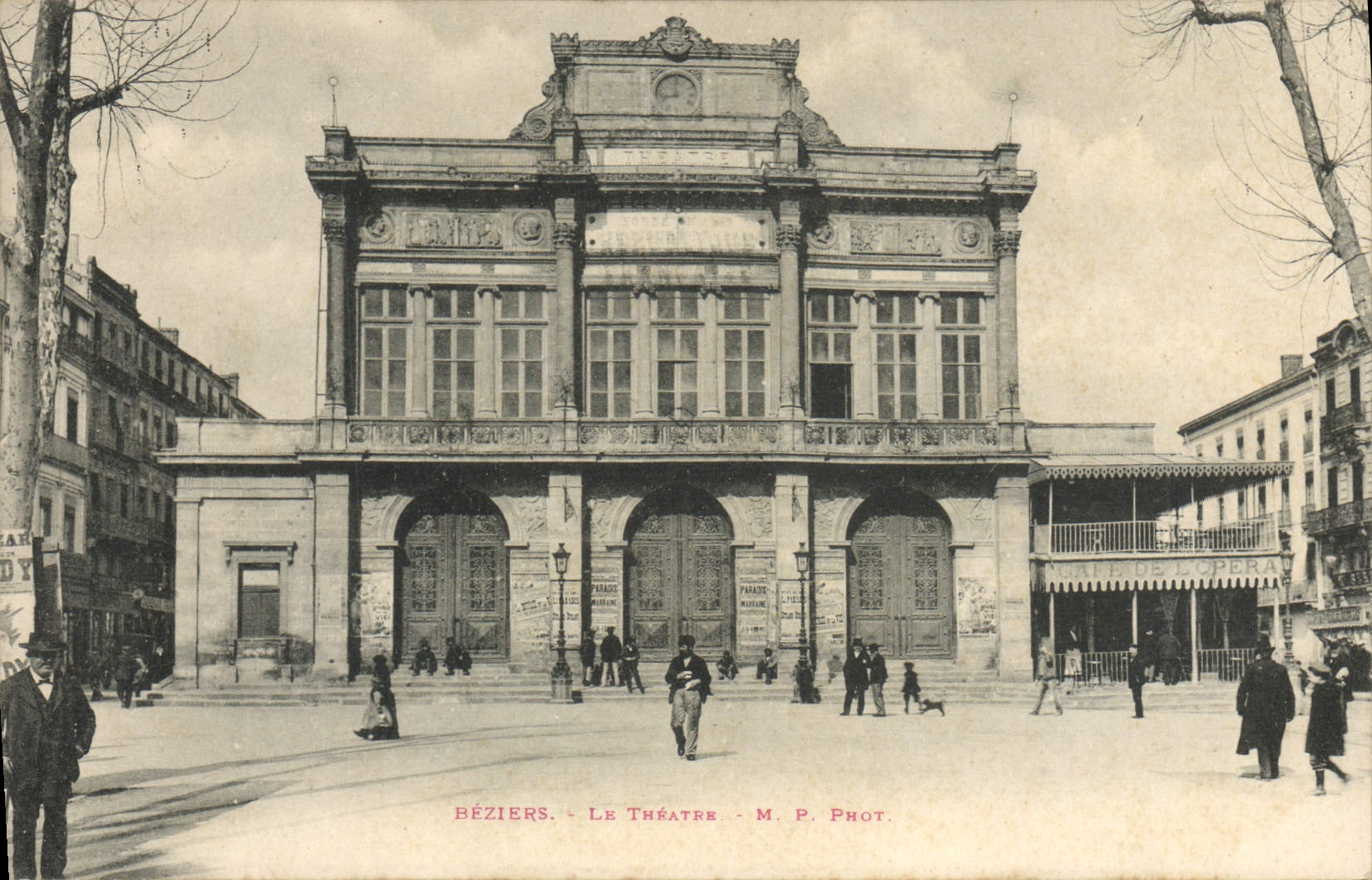 CPA Beziers Le Theatre 