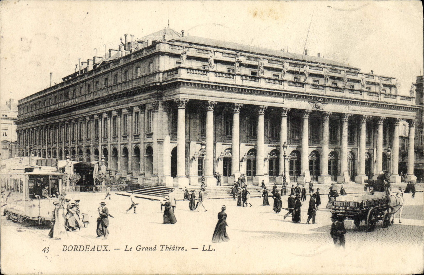 CPA Bordeaux Le grand Theatre 
