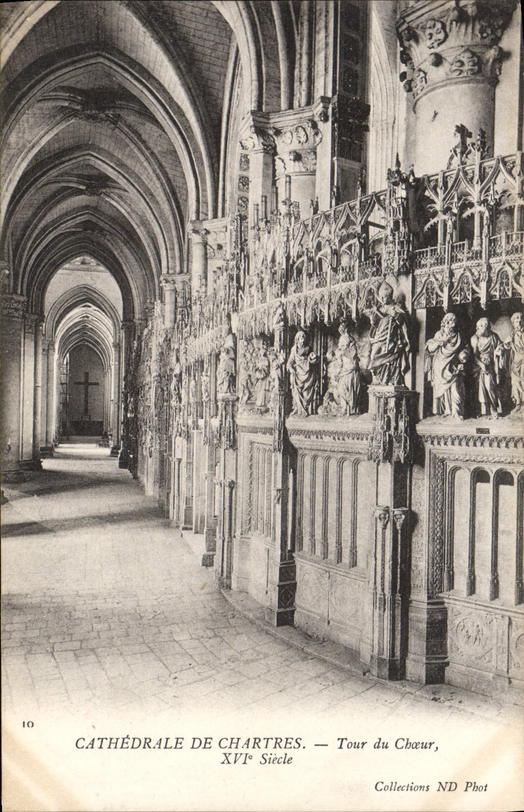 CPA Cathedrale De Chartres Tour Du Choeur
