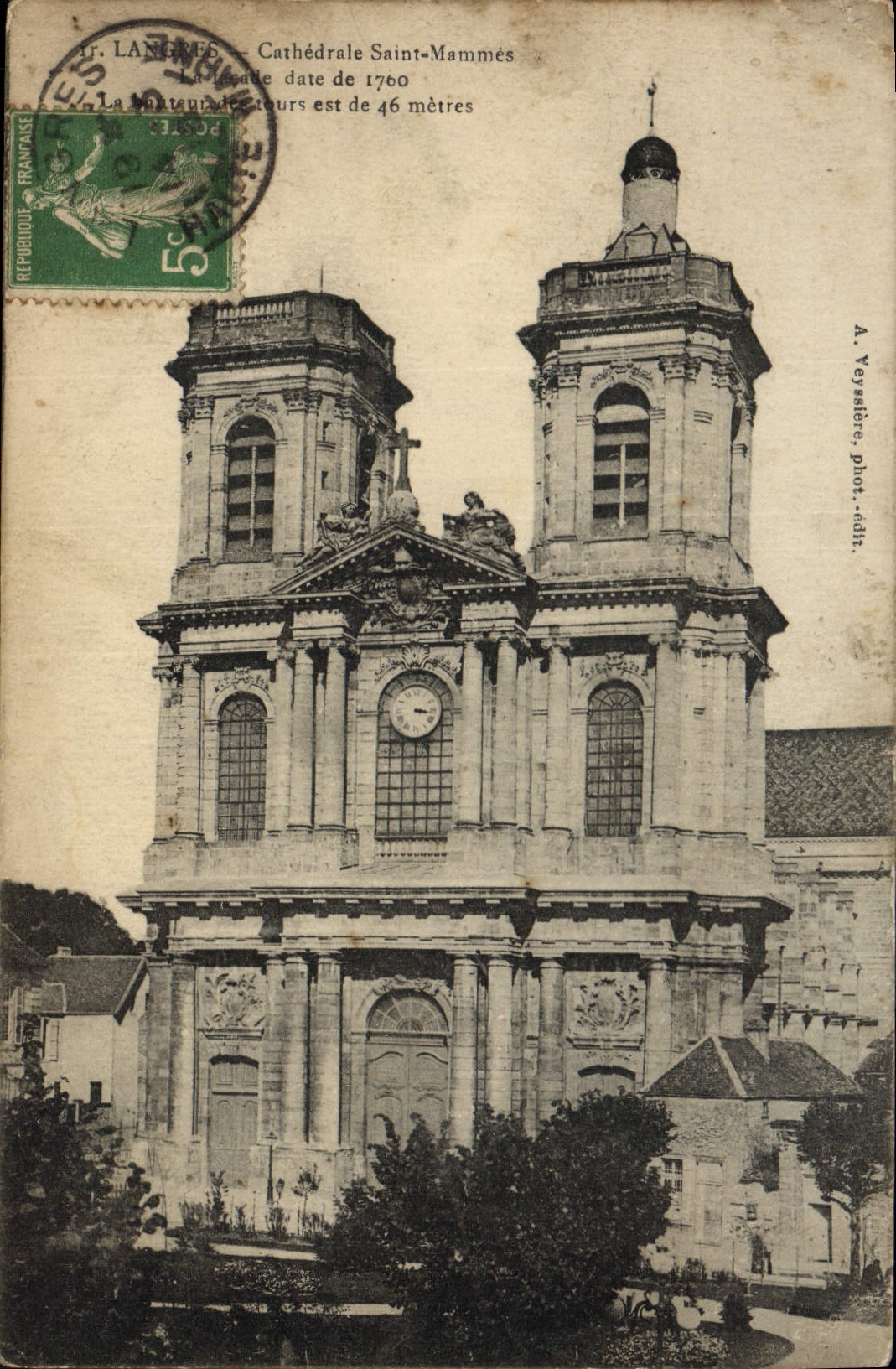 CPA Langres Cathedrale Saint Mammes 