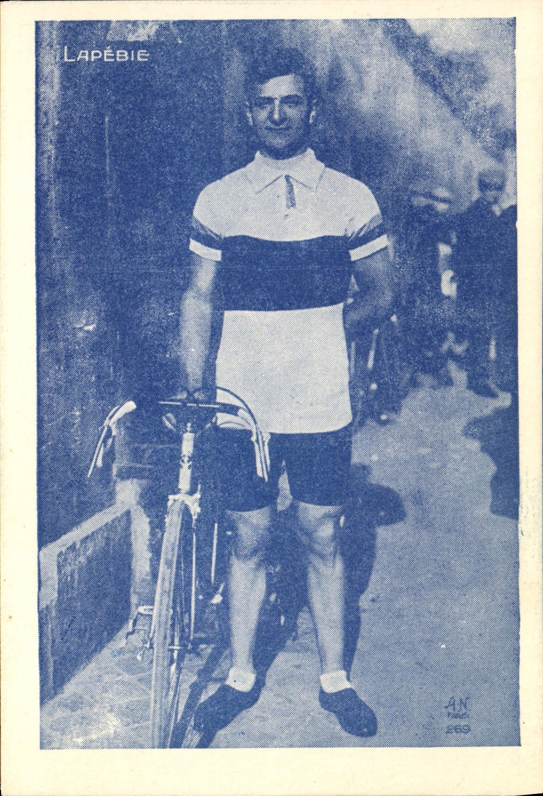 CPA Velo Cycle Cyclisme Lapedie 