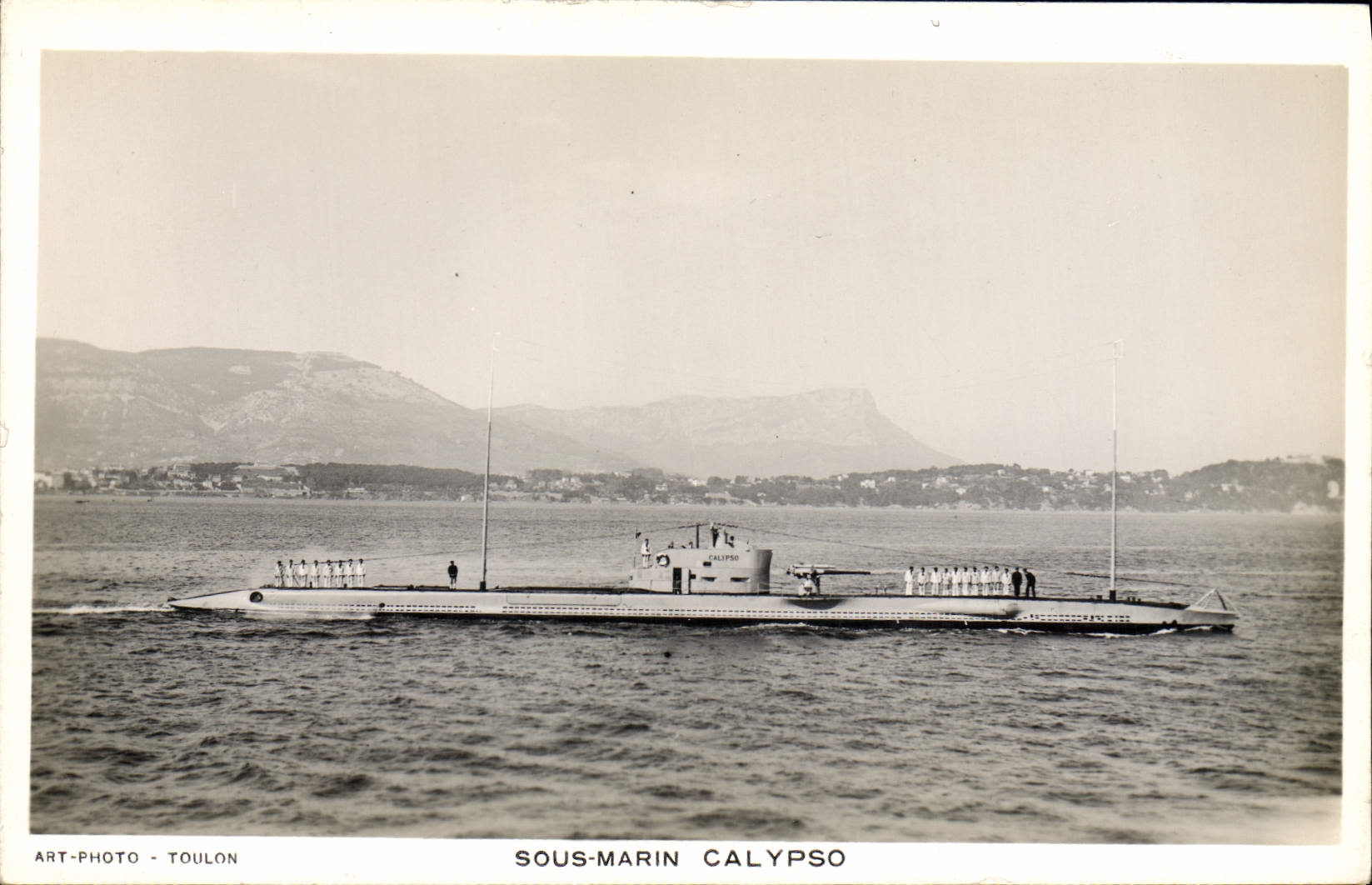 CPA Bateau Sous marin Sous-marin Calypso