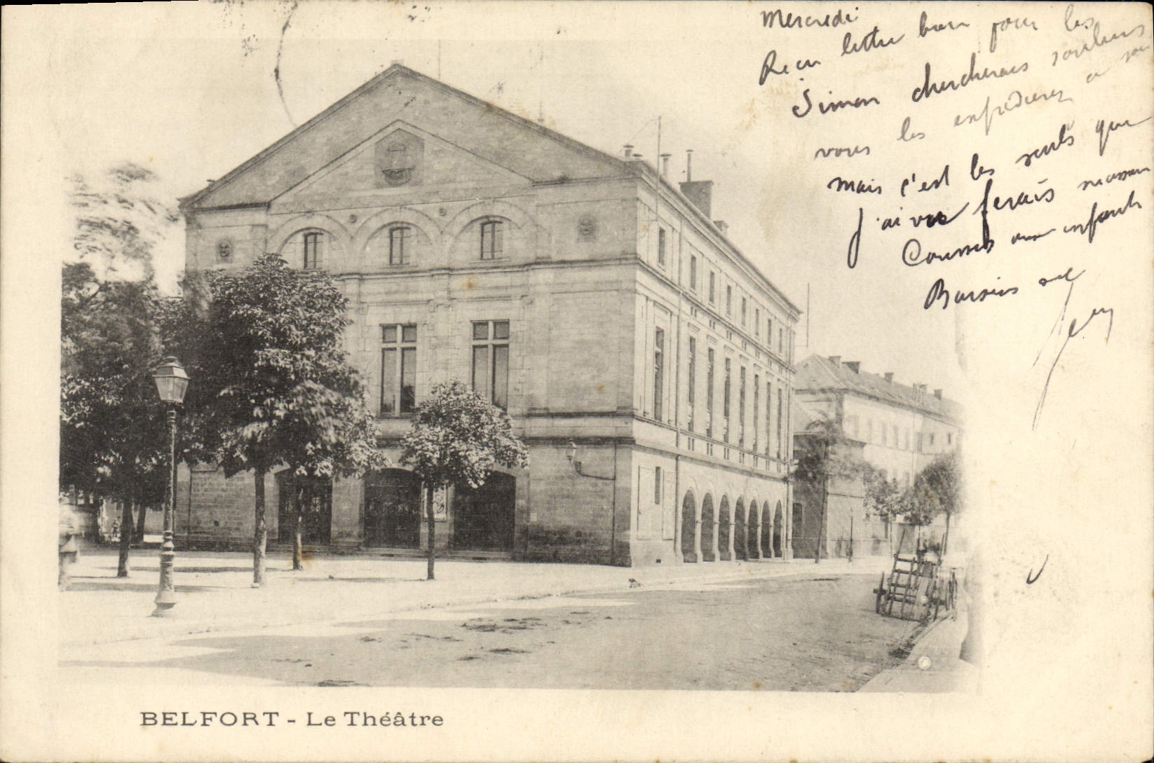 VINTAGE POSTCARD the Belfort theater