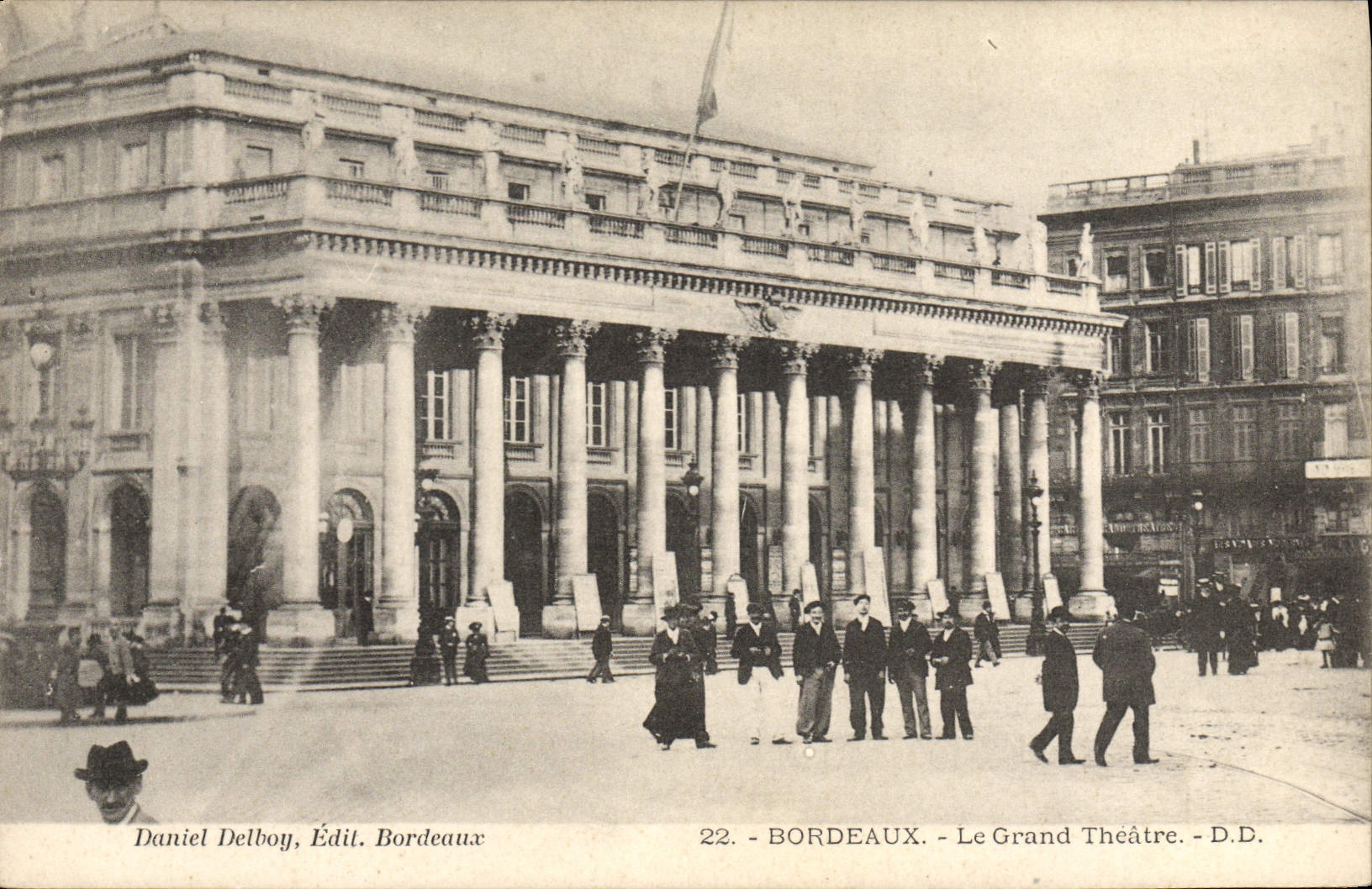 CPA Le grand theatre Bordeaux