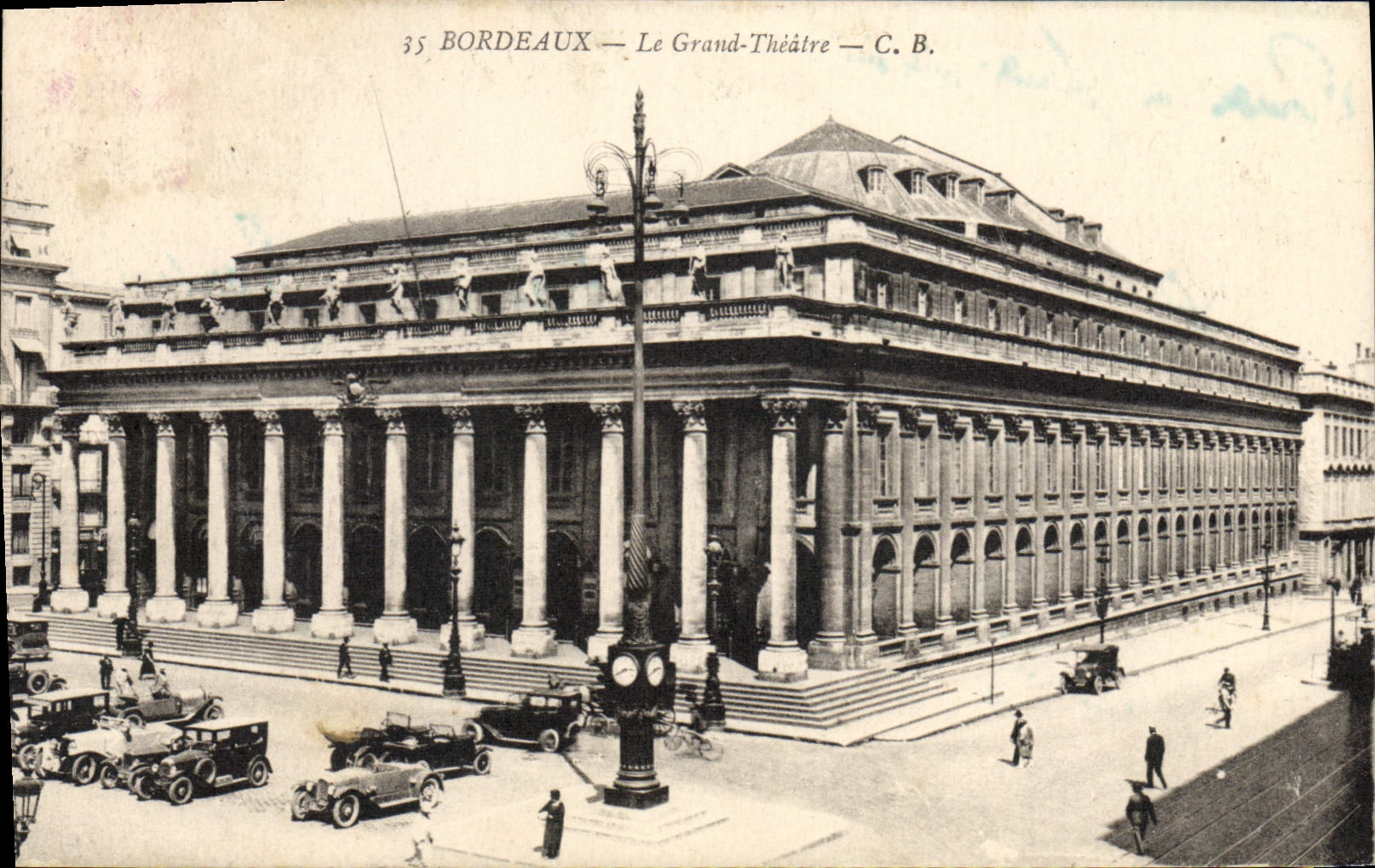CPA Le grand theatre Bordeaux