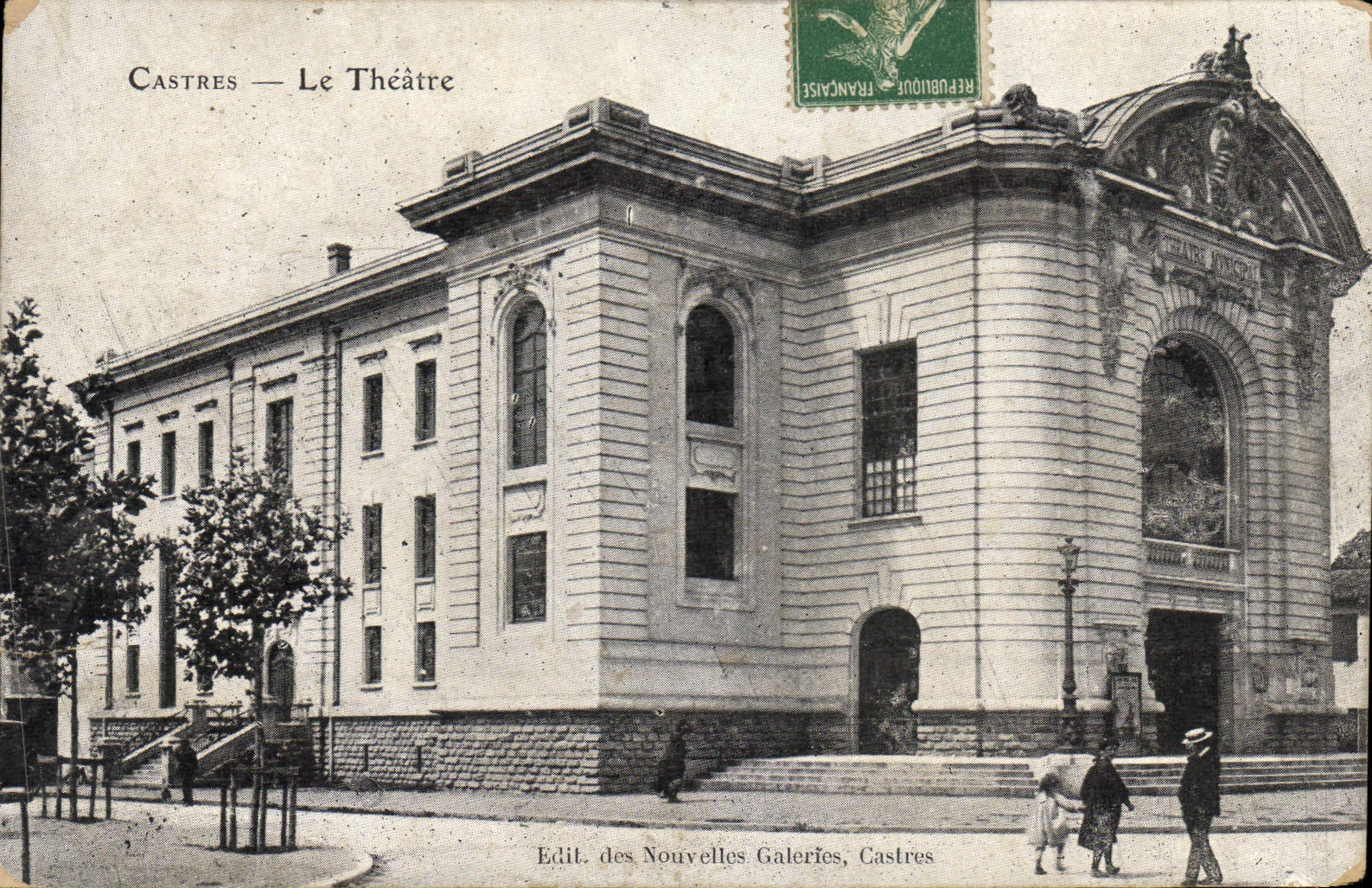 CPA Castres Le theatre 