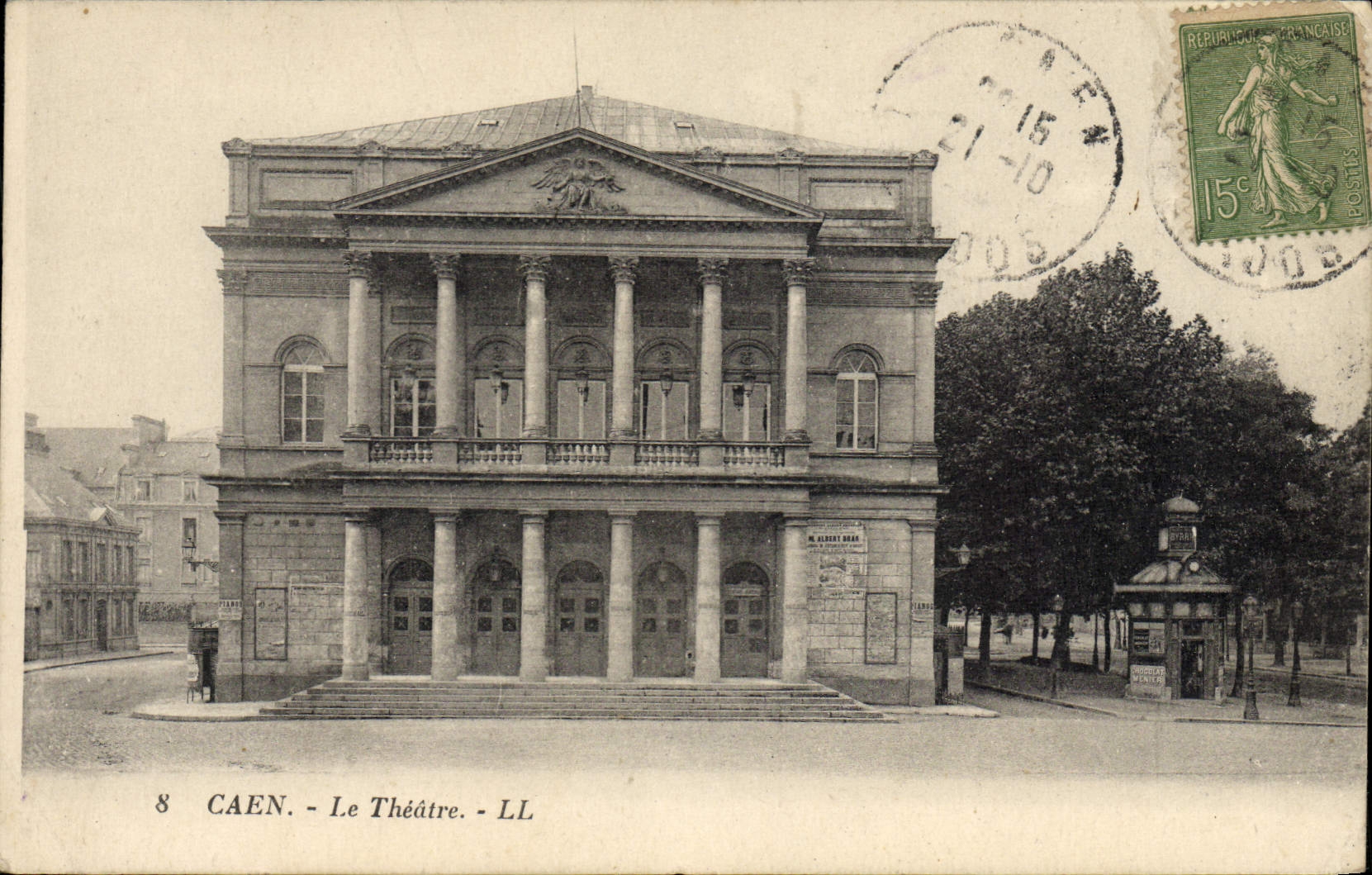 CPA Caen Le theatre 