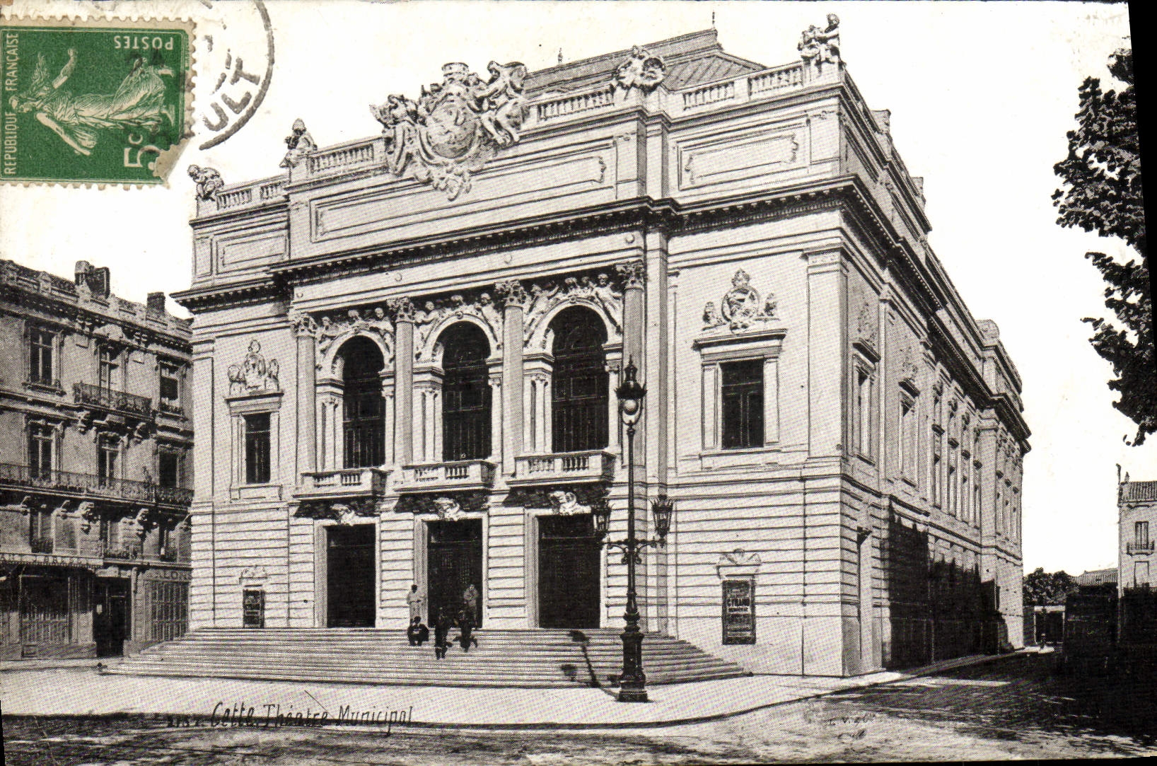 CPA Cette Le theatre municipal
