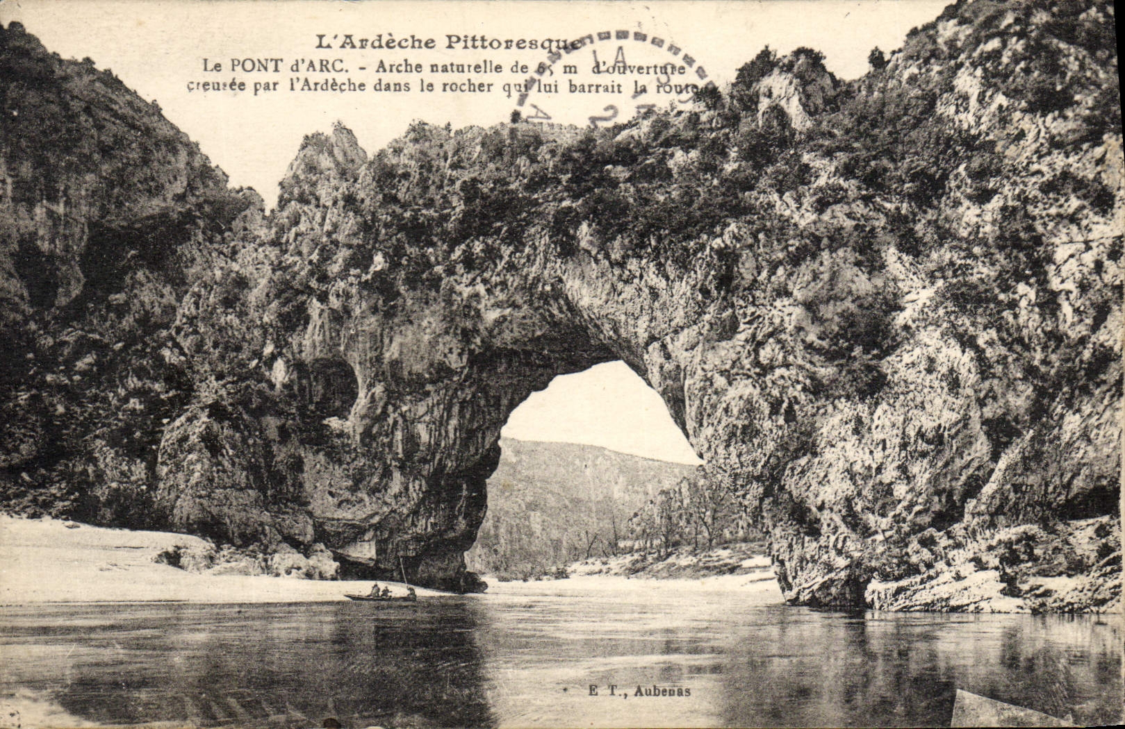VINTAGE POSTCARD the Bridge of Arc Natural Arch