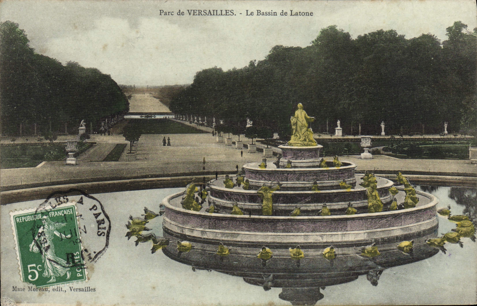 CPA Versailles Le Bassin de Latone
