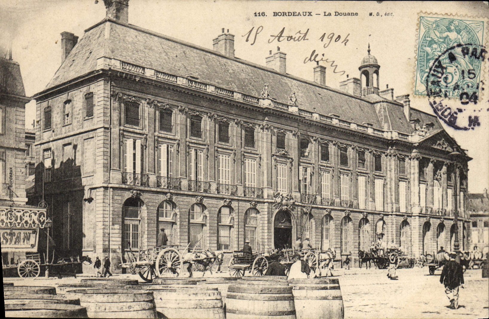 CPA Douanes Bordeaux La douane