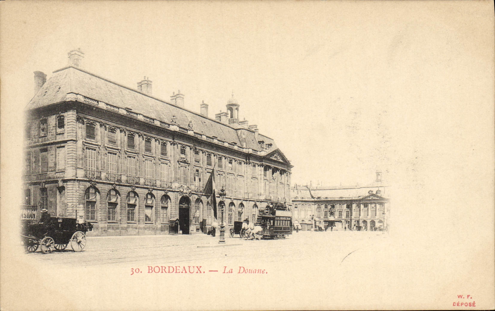 CPA Douanes Bordeaux la douane