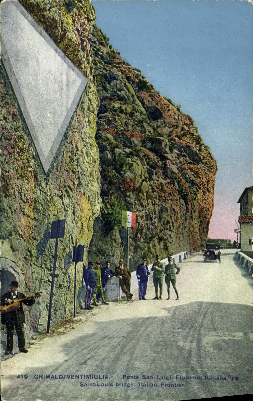 CPA Douanes Grimaldi Ventimiglia Ponte San Luigi 