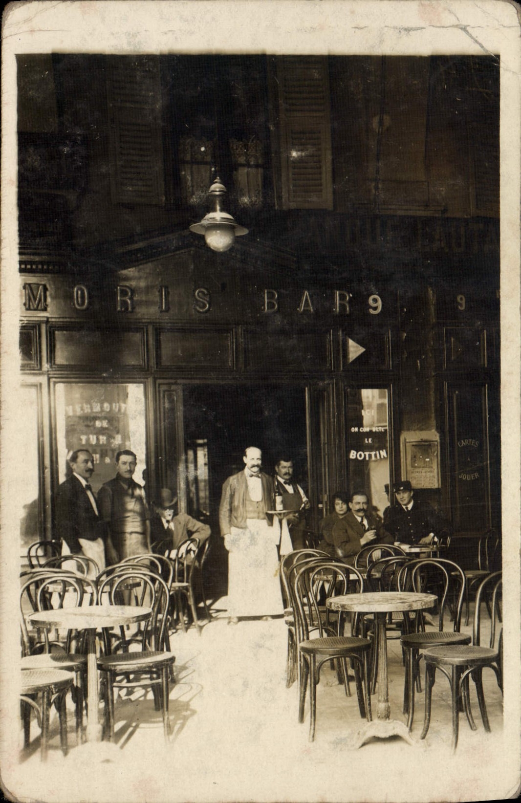 CARTE PHOTO Moris Bar 