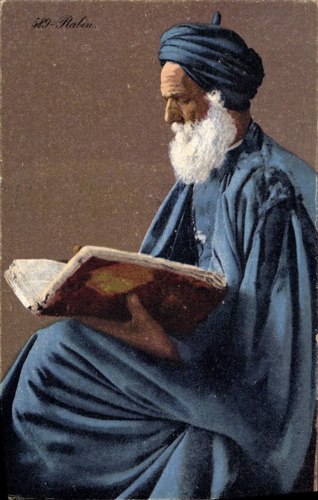 VINTAGE POSTCARD Jewish Judaica Judaïca Rabin