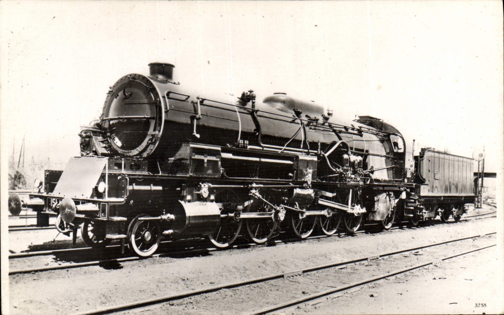 CPA Train Locomotive PLM E 55