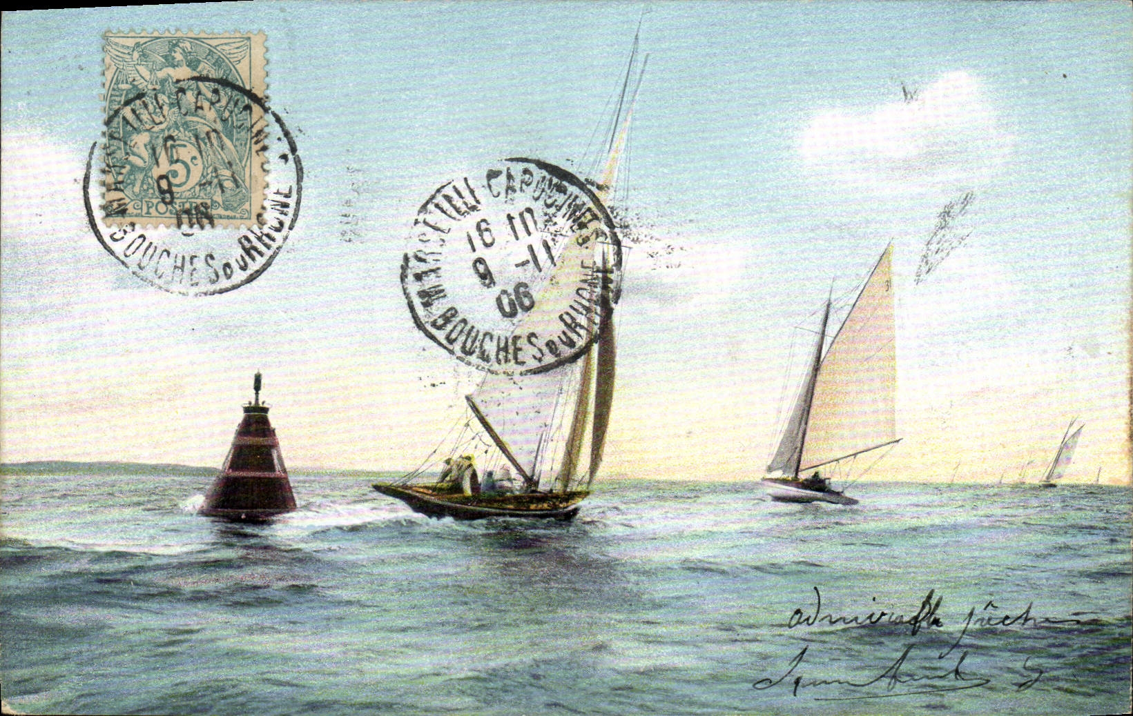 CPA Bateau Voilier 