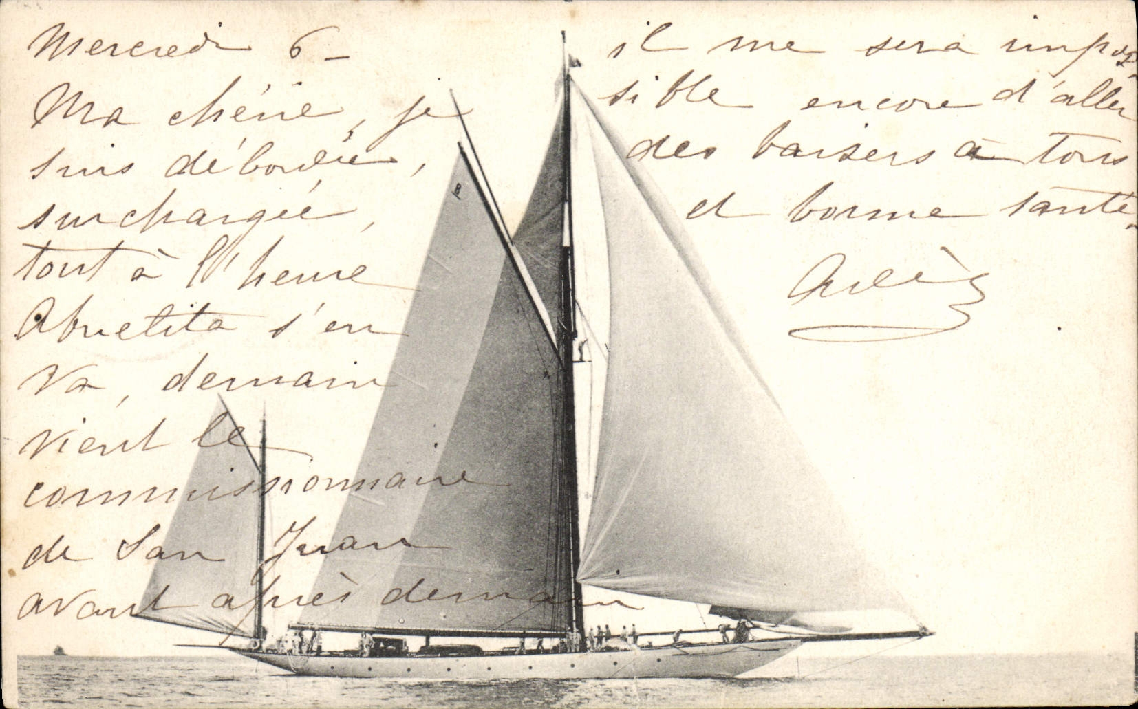 CPA Bateau Voilier 