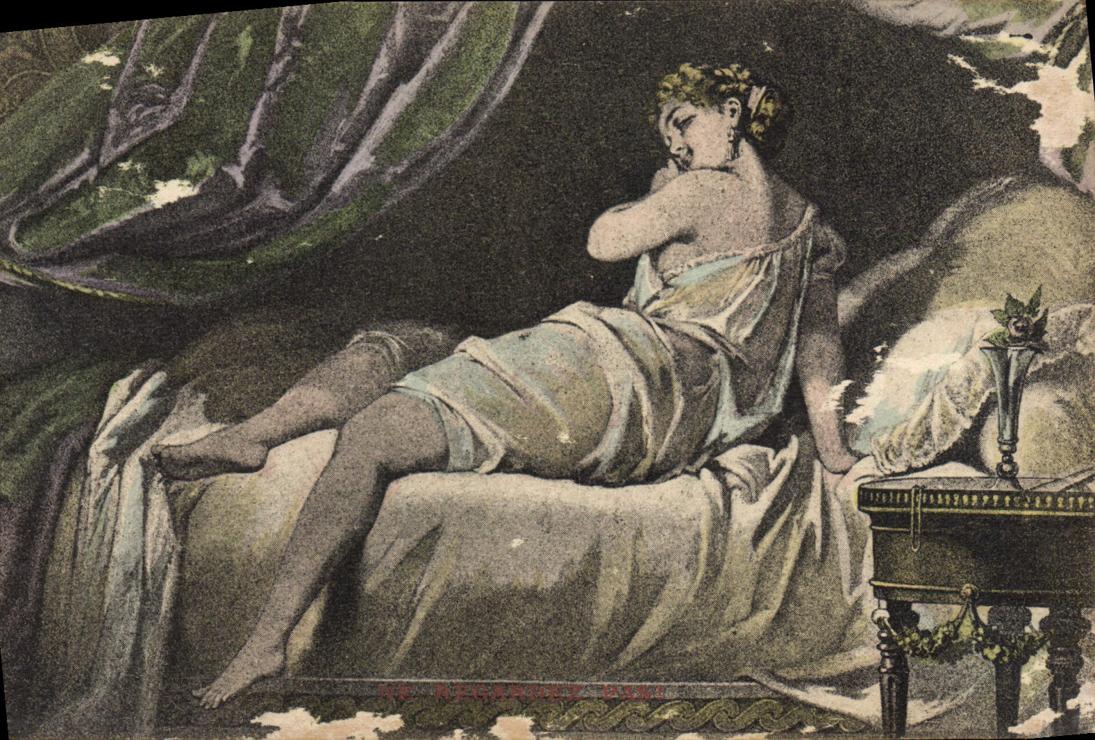 CPA Femme Nu erotique 