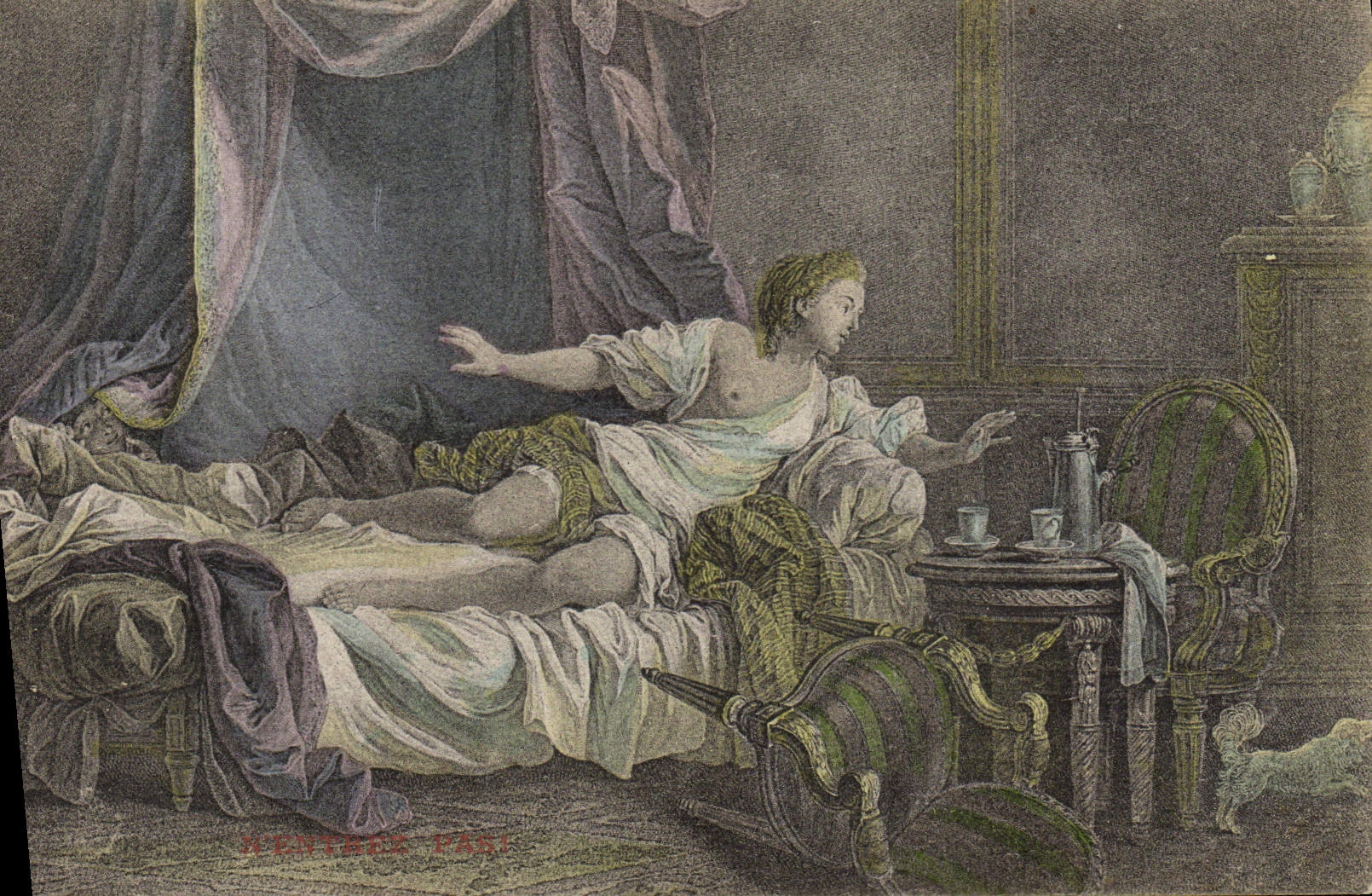 CPA Femme Nu erotique 