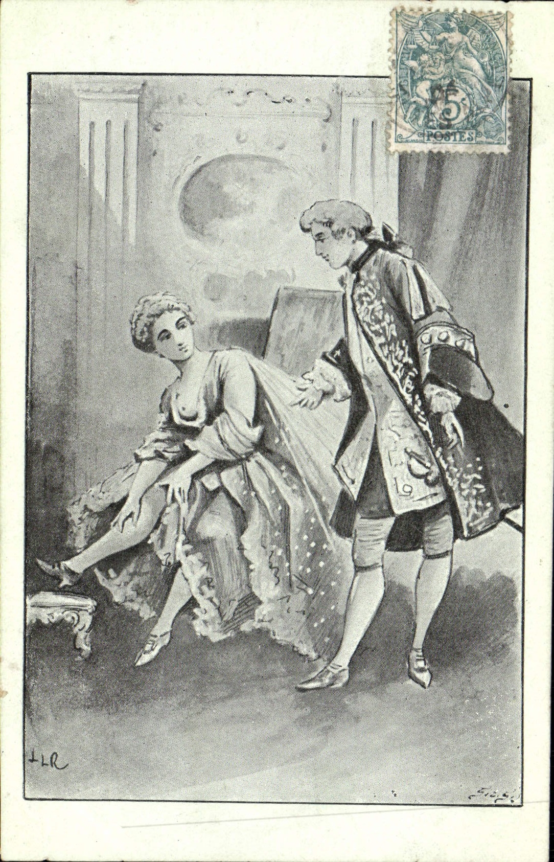 CPA Femme Nu erotique 