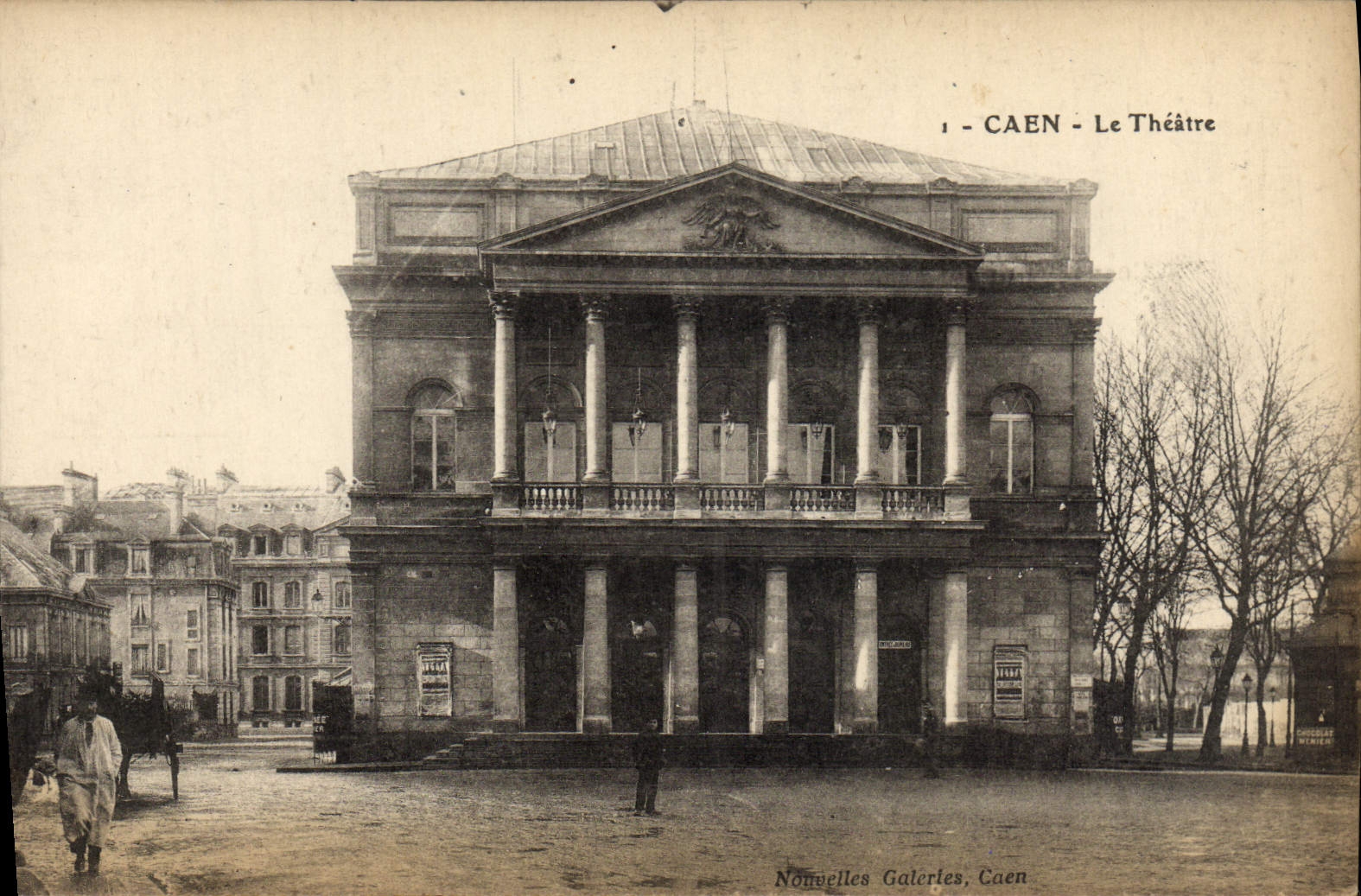 CPA Le Theatre Caen 