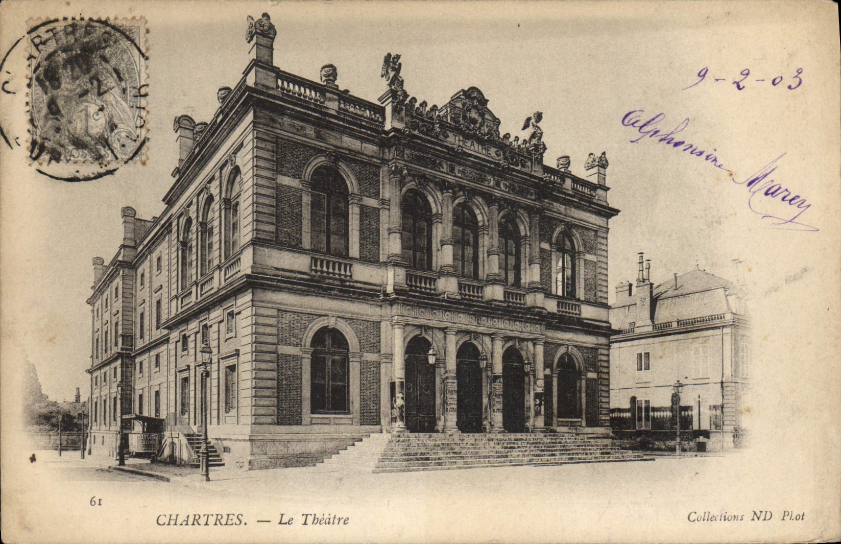 CPA Le Theatre Chartres