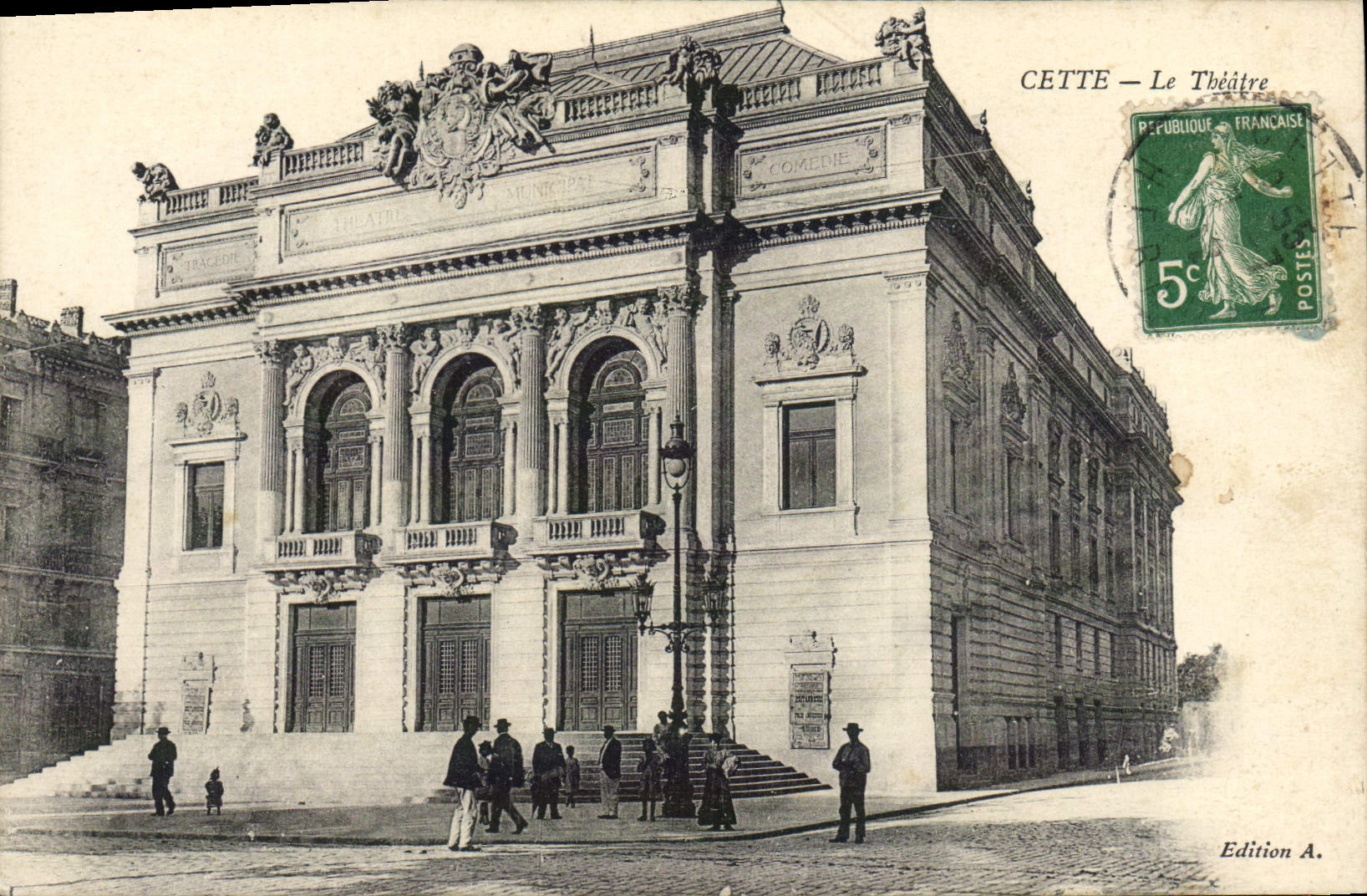 CPA Le Theatre Cette