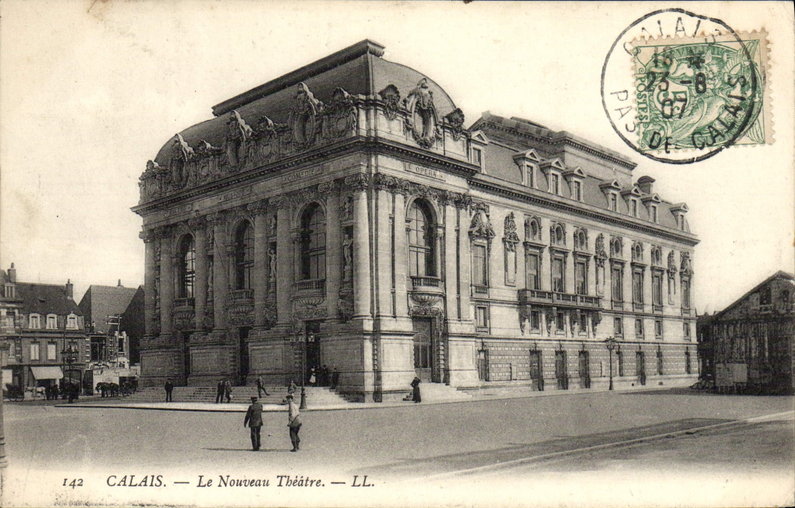 CPA Calais Le nouveau Theatre 