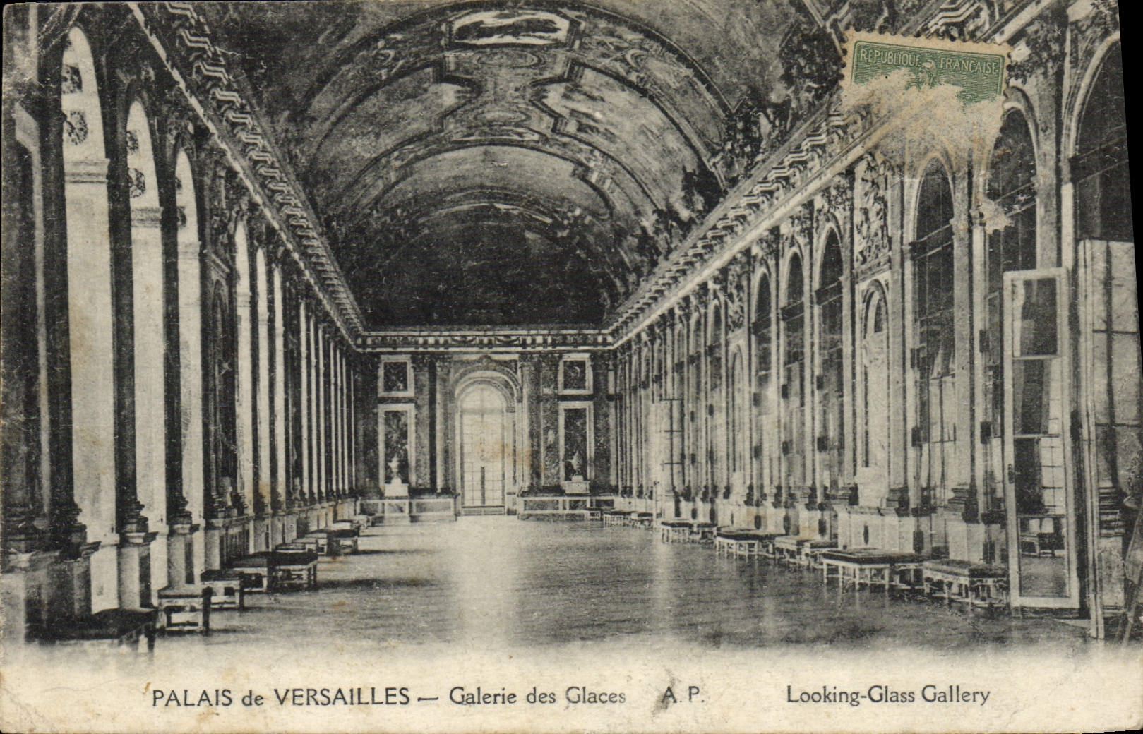 CPA Versailles Galerie des Glaces