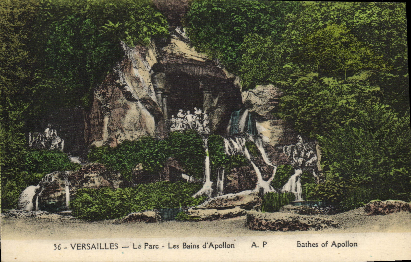 CPA Versailles Le Parc Les Bains d'Apollon