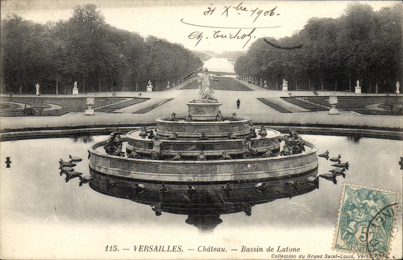 CPA Versailles Chateau Bassin de Latone