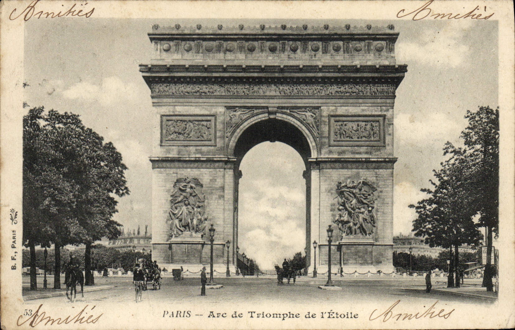 CPA Paris Arc de Triomphe de L'Etoile