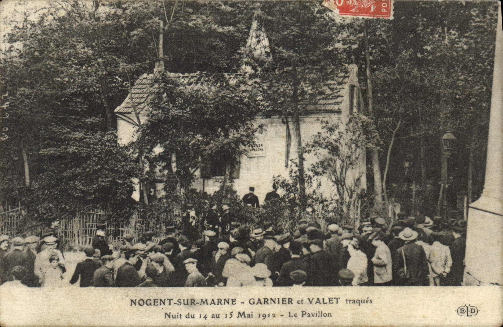 CPA Nogent sur Marne Garnier et Valet Nuit du 14 au 15 mai 1912 Le pavillon