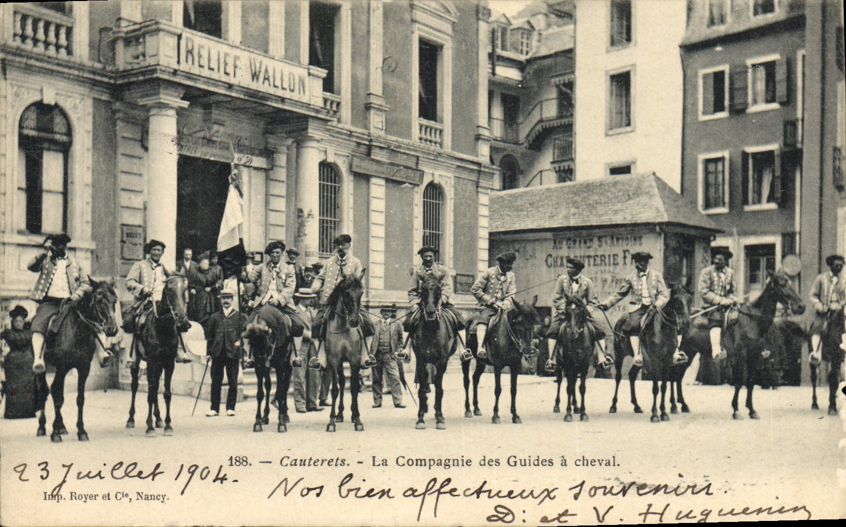 CPA Alpinisme Cauterets La compagnie des guides a cheval TOP
