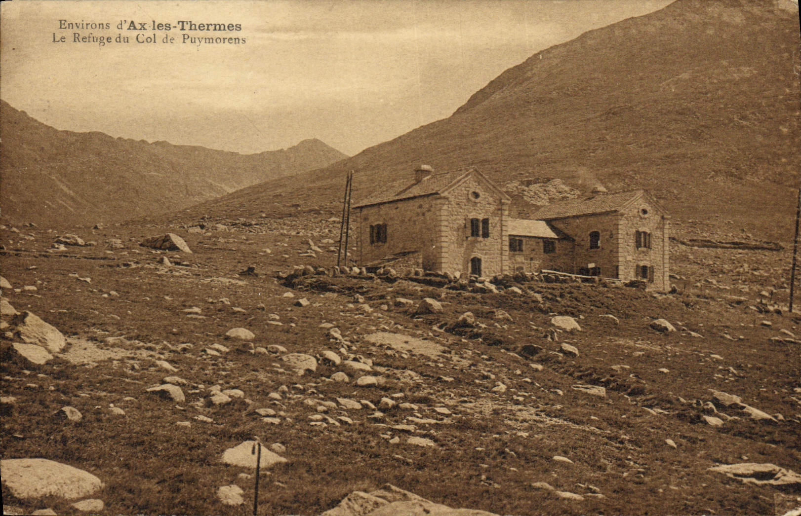 CPA Alpinisme Environs d'Ax les Thermes Le refuge du col de Puymorens